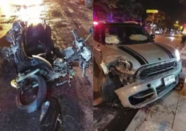 Hé lộ hình ảnh nữ diễn viên Thái Lan phóng xe gây tai nạn khiến nạn nhân hôn mê - Ảnh 3.