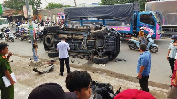 Vụ xe tông thiếu tá CSGT và hai người khác: Khởi tố vụ án giết người - Ảnh 1. Vụ xe tông thiếu tá CSGT và hai người khác: Khởi tố vụ án giết người - Ảnh 1.