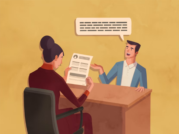 Nhà tuyển dụng Bộ phận nào trên cơ thể vừa to vừa mềm? - Nam ứng viên đáp khéo được mời đi làm - Ảnh 1.