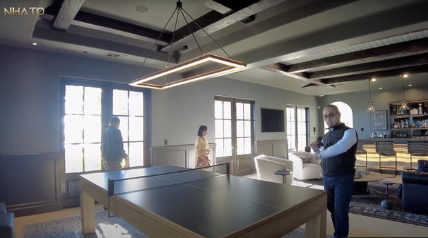 Breaking into a villa worth nearly 1,000 billion VND of the super rich: The space is stunningly gorgeous, the furniture is expensive, the billiard table alone is up to 1 billion - Photo 4.