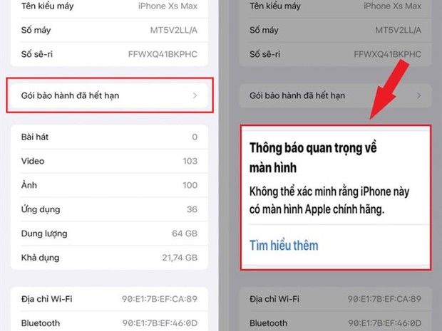 Cách kiểm tra màn hình iPhone đã thay chưa - Ảnh 1.