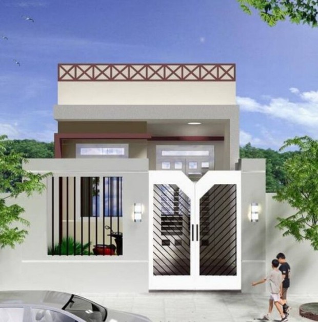 10 mẫu nhà cấp 4 đơn giản nhưng cực đẹp - Ảnh 1.