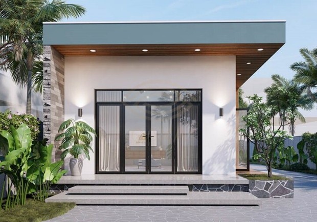10 mẫu nhà cấp 4 đơn giản nhưng cực đẹp - Ảnh 3.