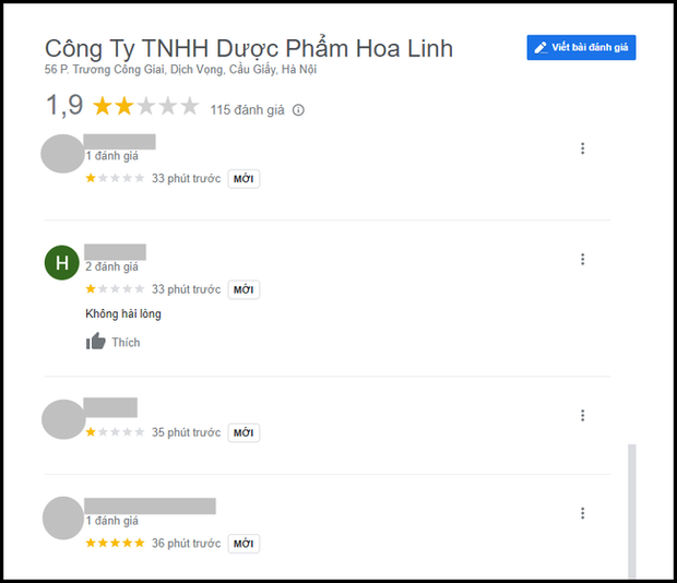 Dược phẩm Hoa Linh lao đao vì chiến thần Hà Linh: Hứng chịu 1 sao, tràn ngập lời khó nghe - Ảnh 2.