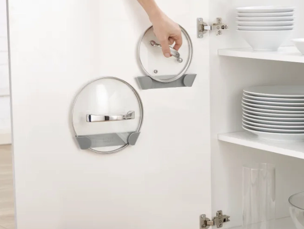 4 dụng cụ lưu trữ nắp nồi tốt nhất giúp nhà gọn tinh tươm - Ảnh 7.