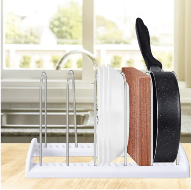 4 dụng cụ lưu trữ nắp nồi tốt nhất giúp nhà gọn tinh tươm - Ảnh 4.