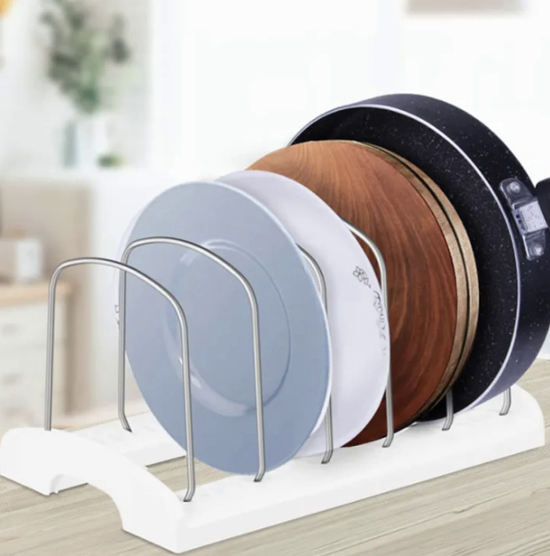 4 dụng cụ lưu trữ nắp nồi tốt nhất giúp nhà gọn tinh tươm - Ảnh 3.