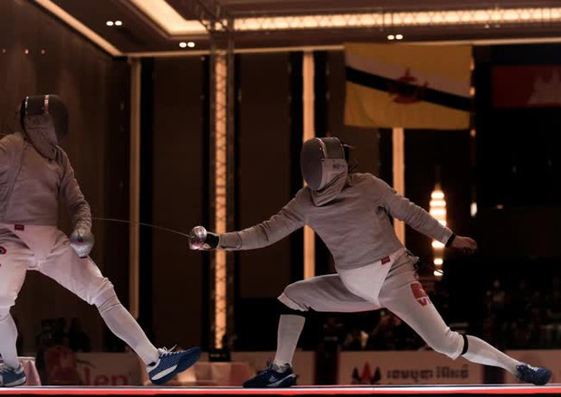 Vũ Thành An thất vọng khi thua sát nút ở trận chung kết kiếm chém cá nhân nam