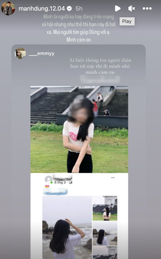 Bạn gái hot girl bị fan cuồng công kích, Nhâm Mạnh Dũng muốn tìm người nói chuyện với bố mẹ anti-fan