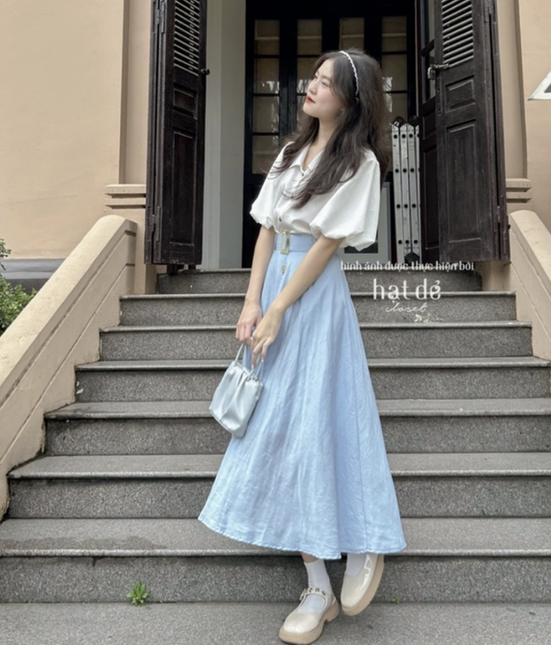 Nữ blogger Hàn với sở trường diện váy áo pastel: Trang phục phù hợp để chị em diện vào mùa hè - Ảnh 12.
