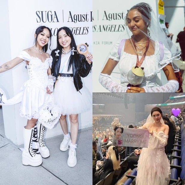 Agust D đặt lệnh cấm fan mang khăn voan cô dâu đến concert