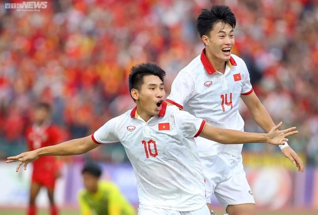 Chiến thắng đầy cảm xúc của U22 Việt Nam trước U22 Myanmar tại SEA Games 32