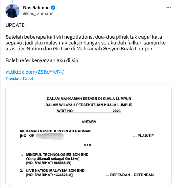 BTC concert của BLACKPINK tại Malaysia bị khán giả đâm đơn kiện hơn 5 tỷ đồng - Ảnh 2. BTC concert của BLACKPINK tại Malaysia bị khán giả đâm đơn kiện hơn 5 tỷ đồng - Ảnh 2.
