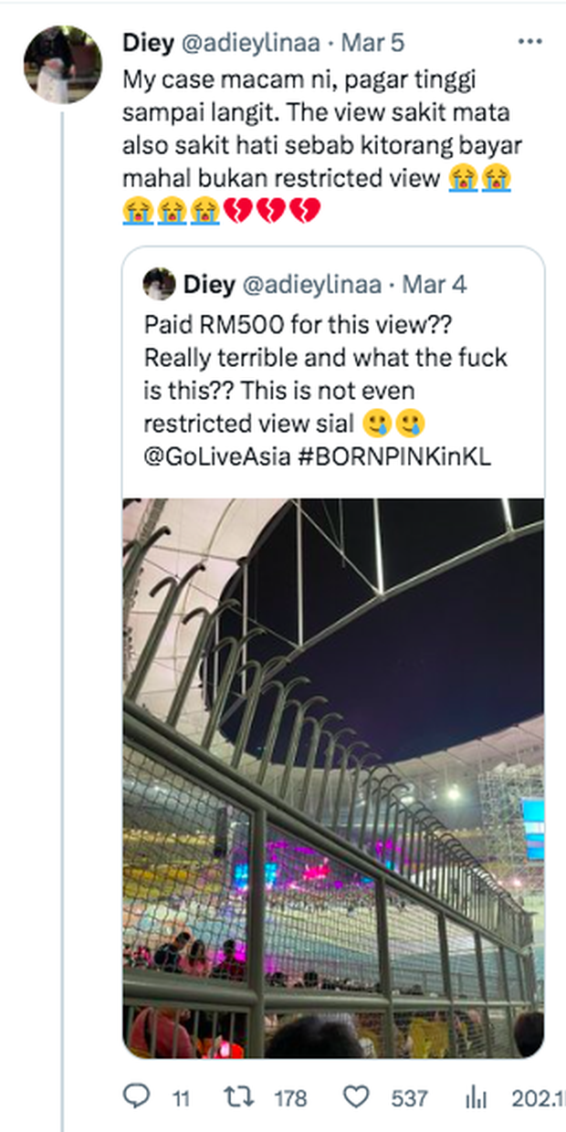 BTC concert của BLACKPINK tại Malaysia bị khán giả đâm đơn kiện hơn 5 tỷ đồng - Ảnh 3. BTC concert của BLACKPINK tại Malaysia bị khán giả đâm đơn kiện hơn 5 tỷ đồng - Ảnh 3.