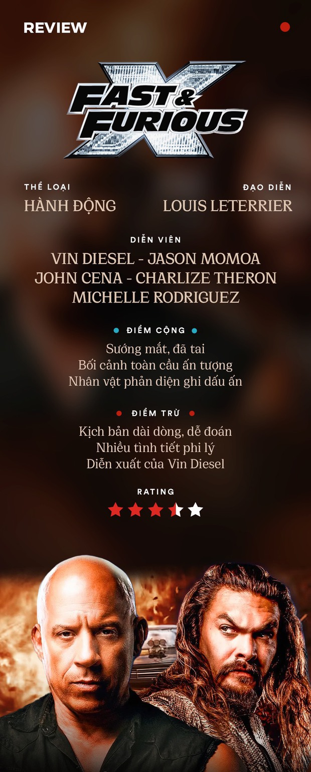 Fast & Furious 10: Cuồng nhiệt và mãn nhãn chưa từng có