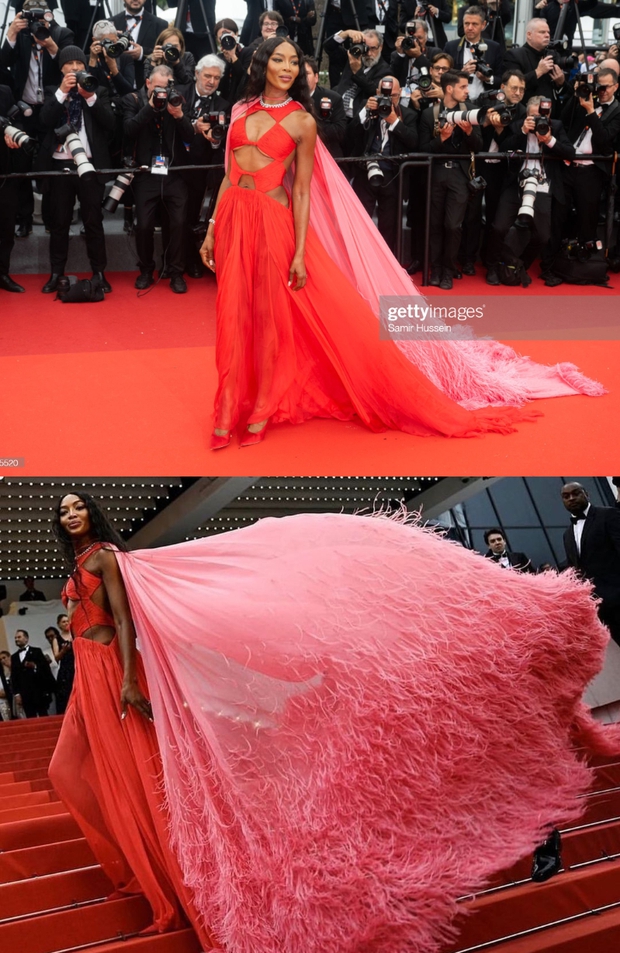 Thảm Đỏ Cannes 2023: Naomi Campbell thiêu đốt dàn sao đình đám!