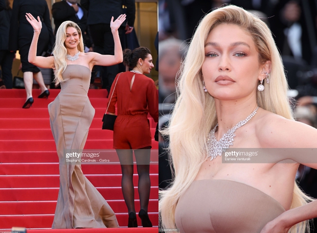 Thảm đỏ Cannes 2023 ngày 6: Jennifer Lawrence đi dép xỏ ngón, Lưu Thi Thi - Joo Ji Hoon đẹp bất chấp “ống kính hung thần” - Ảnh 3.