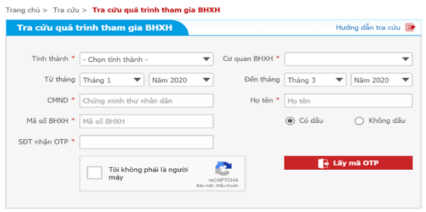 Tra cứu BHXH nhanh chóng và thuận tiện tại nhà