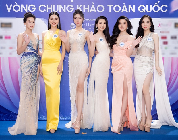 Thảm đỏ Hoa hậu Thế giới Việt Nam: Mai Phương - Phương Nhi cùng dàn hậu đọ sắc nét căng, 59 thí sinh lần đầu lộ diện - Ảnh 15.
