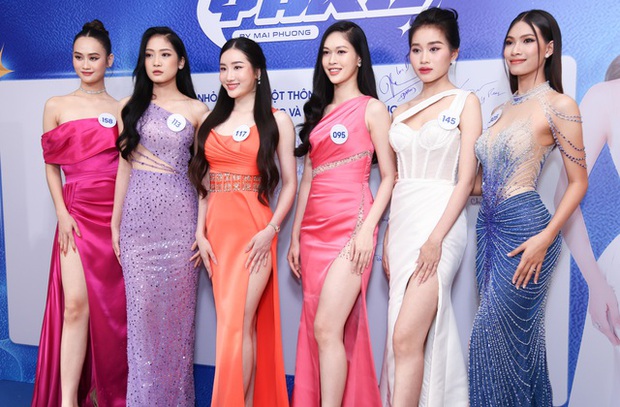Thảm đỏ Hoa hậu Thế giới Việt Nam: Mai Phương - Phương Nhi cùng dàn hậu đọ sắc nét căng, 59 thí sinh lần đầu lộ diện - Ảnh 13.