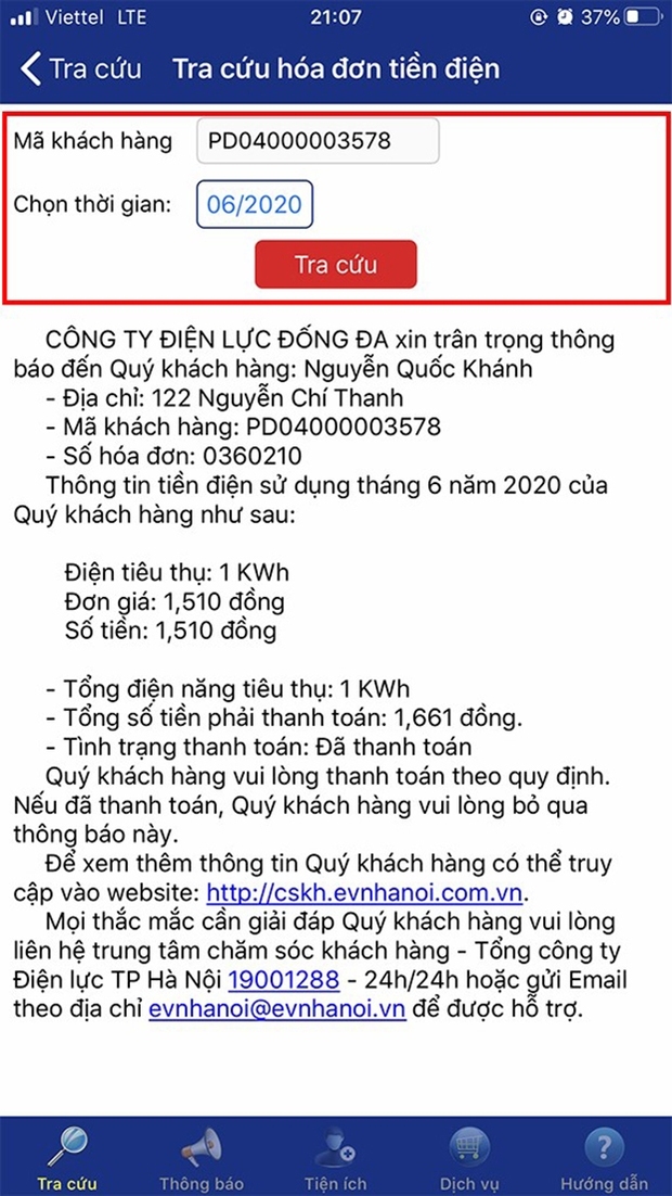 Giá điện tăng từ 4/5, người dân có thể thực hiện những cách sau để tra cứu tiền điện online ngay tại nhà - Ảnh 13.