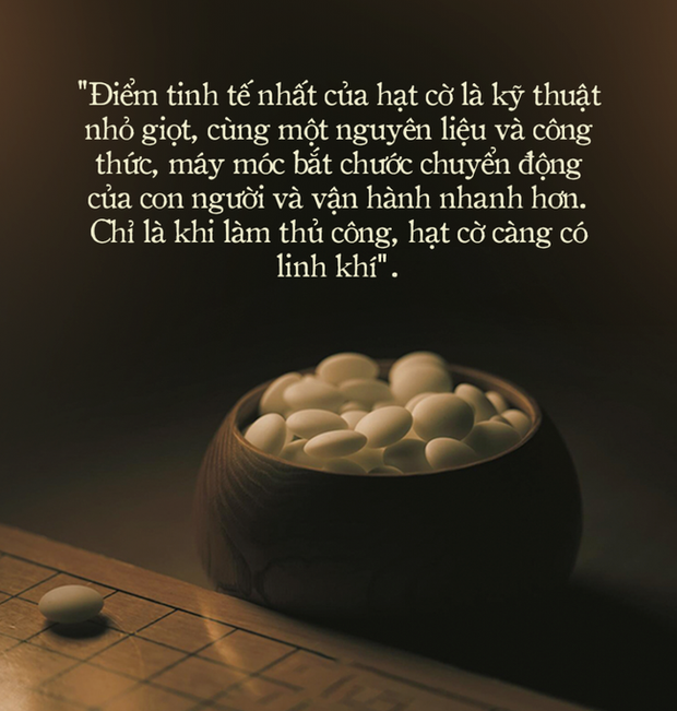 Chuyện nghề làm cờ vây cổ truyền ở Trung Quốc: Nghệ nhân tận tâm thổi hồn vào hàng nghìn hạt cờ mỗi ngày, thành phẩm nhỏ bé nhưng tinh xảo như ngọc quý - Ảnh 10.