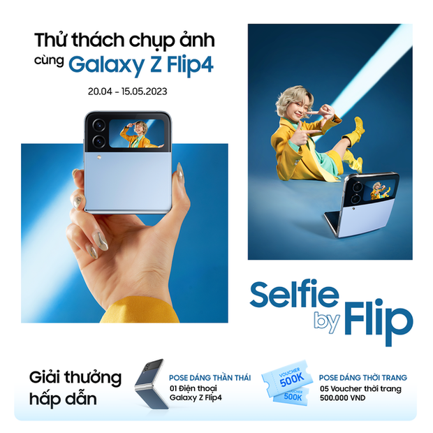Galaxy Z Flip4 khuấy động cộng đồng Galaxy Fans chào hè cực chất với cuộc thi chụp ảnh “Selfie by Flip” - Ảnh 1.