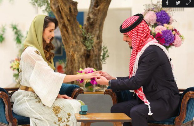 Thái tử điển trai của Jordan tổ chức hôn lễ trong mơ - Ảnh 3.