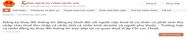 Cách cập nhật thông tin Căn Cước Công Dân nhanh chóng và đơn giản khi đăng ký thuế