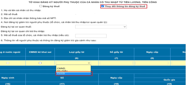 Cách cập nhật thông tin Căn Cước Công Dân nhanh chóng và đơn giản khi đăng ký thuế