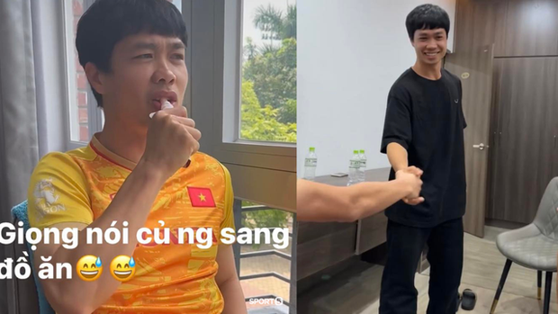 Cuộc thăm dò cảm xúc của Công Phượng tại đội tuyển Việt Nam gây tiếng cười cho Tiến Linh