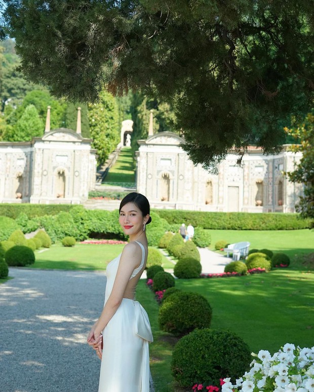 Á hậu Vbiz khoe chuyến du lịch Châu Âu đẳng cấp trước đám cưới