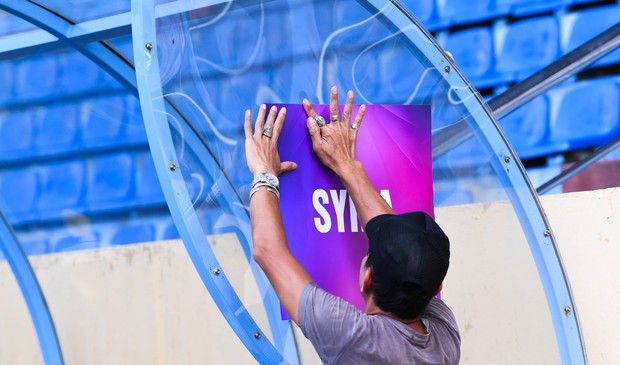 Đội tuyển Việt Nam gồng gánh sẵn sàng cho trận đấu với Đội tuyển Syria tại sân Thiên Trường