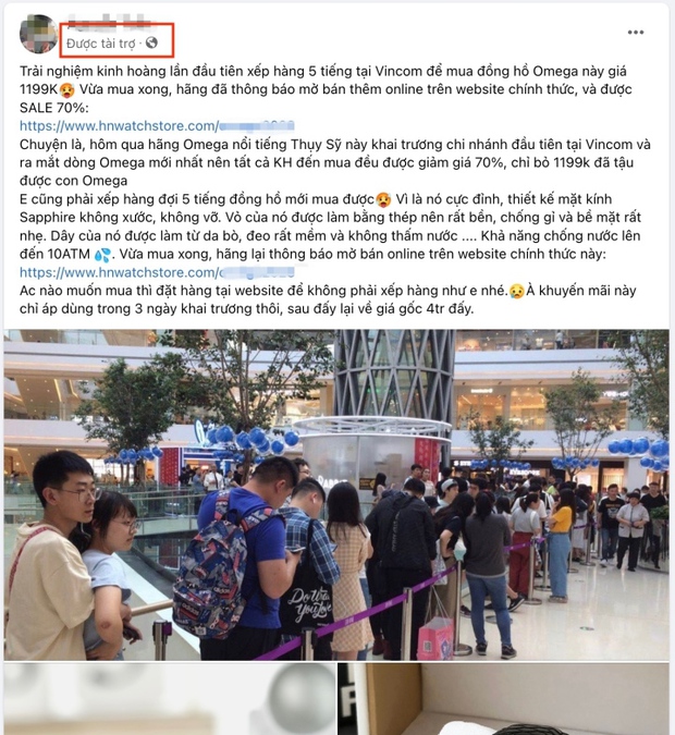 Ũn ùn hàng ngàn người chờ sở hữu, trong khi Omega nổi tiếng giảm giá 70%