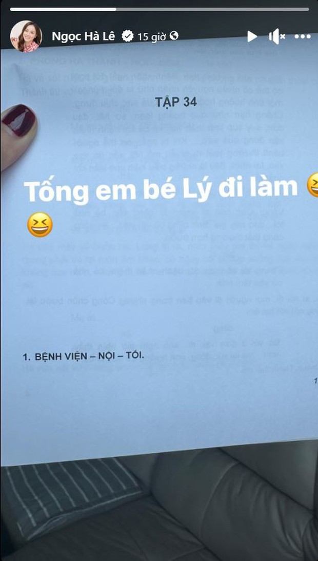 Vợ trẻ NSND Công Lý báo tin vui - Ảnh 2.