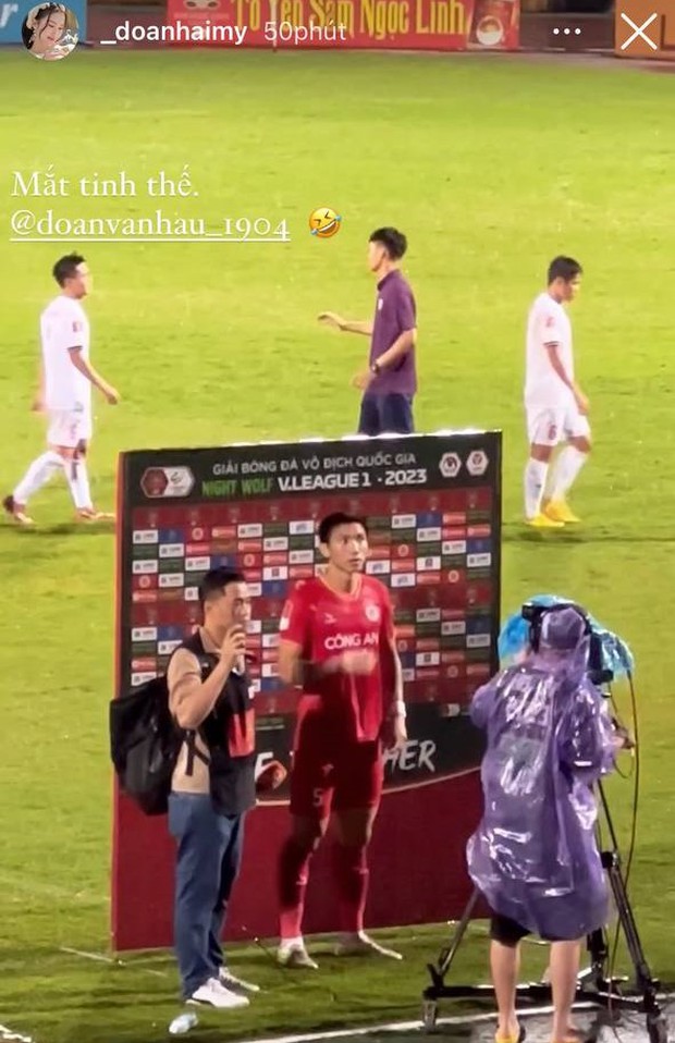 Đoàn Văn Hậu và Doãn Hải My tái hợp tại quê hương: Hành trình đầy lãng mạn từ khán đài đến liveshow