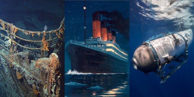 Thoát chết trong gang tấc sau cú đâm choáng váng xảy ra với tàu lặn thám hiểm Titanic - Ảnh 1. Thoát chết trong gang tấc sau cú đâm choáng váng xảy ra với tàu lặn thám hiểm Titanic - Ảnh 1.