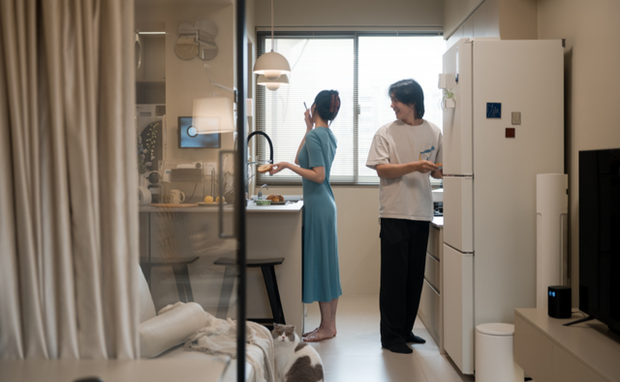Mua căn hộ cũ làm nhà tân hôn rồi chi tiền cải tạo ngoạn mục - Ảnh 3.