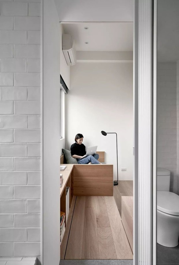 Căn hộ 17m2 thiết kế khéo léo dù lối đi chỉ đủ cho một người trưởng thành - Ảnh 12.