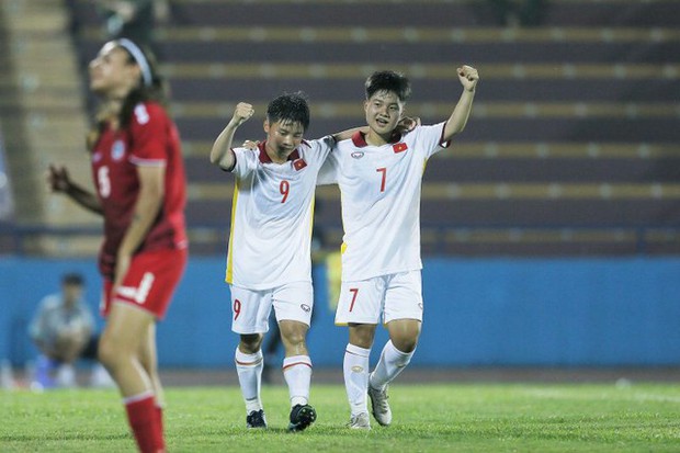 U20 nữ Việt Nam chiến thắng thuyết phục U20 nữ Li-băng, giành quyền vào VCK giải U20 nữ châu Á 2024 - Ảnh 2.