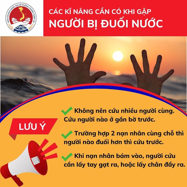 Chống đuối nước và cấp cứu trẻ đuối nước đúng cách - Ảnh 3.