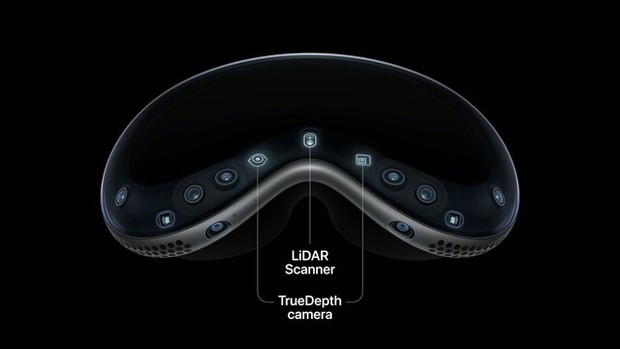 Cận cảnh kính thực tế hỗn hợp Apple Vision Pro giá 3.500 USD mới ra mắt - Ảnh 10.