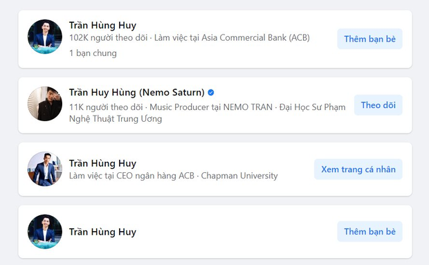 Tài khoản giả mạo Chủ tịch ACB Trần Hùng Huy mọc lên như nấm, Chủ tịch phải lên tiếng đính chính - Ảnh 3.