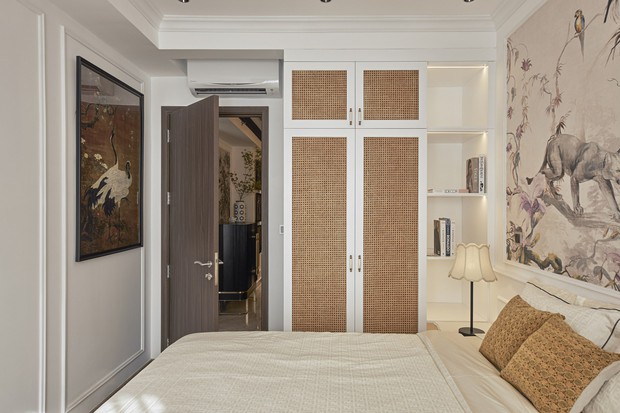 Căn hộ 127m² gây ấn tượng bởi phong cách châu Âu kết hợp chất liệu trang trí thuần Việt - Ảnh 10.