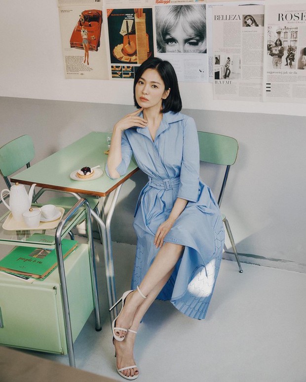 Style váy mùa hè trẻ trung của Song Hye Kyo - Ảnh 8.
