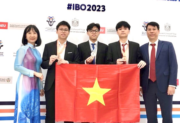3 thí sinh Việt giành huy chương Olympic Sinh học quốc tế 2023 - Ảnh 2.