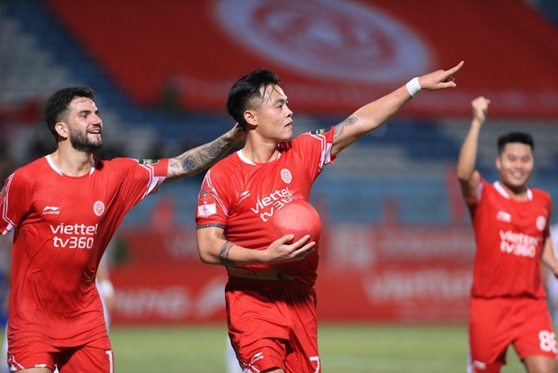 Chiến tích hoành tráng! Đức Chiến vui như đi bầu sau chiến thắng của Viettel trước Hải Phòng FC