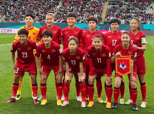 World Cup 2023: Những cô gái kim cương Việt Nam thi đấu kiên cường trước đương kim vô địch thế giới - Ảnh 1.