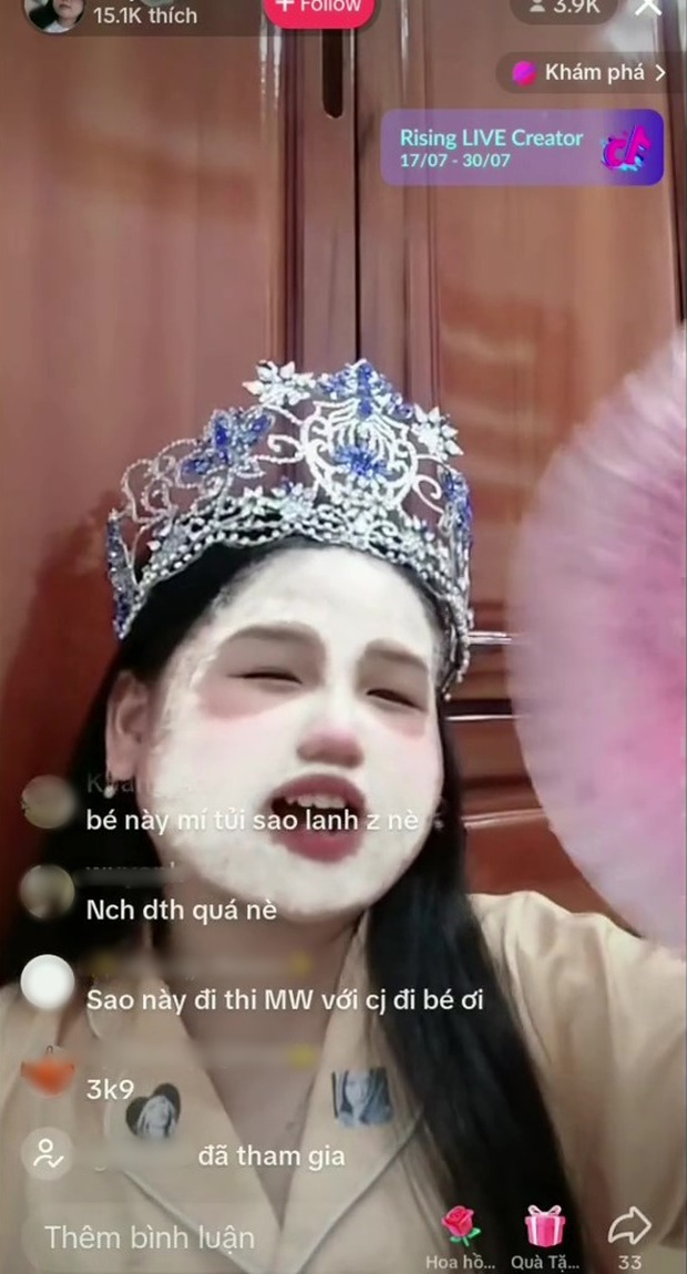 Ý Nhi đăng quang Hoa hậu lịch trình dày đặc, em gái ở nhà đội vương miện livestream bùng nổ mắt xem - Ảnh 2. Ý Nhi đăng quang Hoa hậu lịch trình dày đặc, em gái ở nhà đội vương miện livestream bùng nổ mắt xem - Ảnh 2.