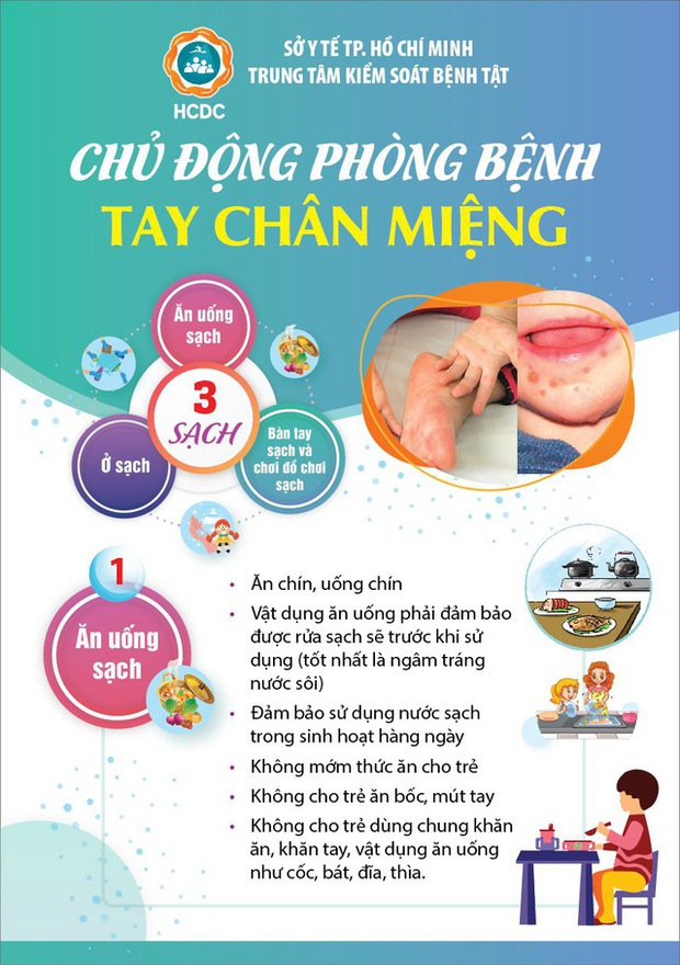 TP Hồ Chí Minh: Số ca mắc tay chân miệng và sốt xuất huyết đang leo thang!